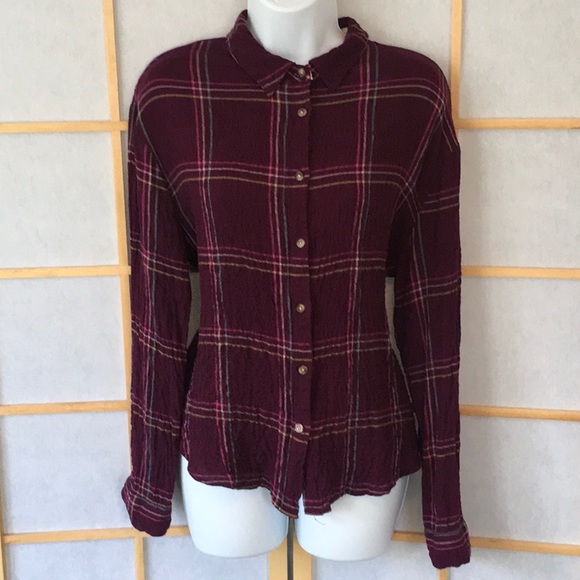 Jane and Delancey Button-Down Shirt Blouse M - Picture 1 of 9